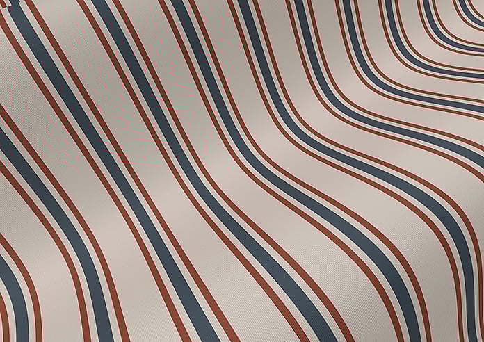 The British Stripe Co. Mary, Teignbridge No.2 - Twist&Fit Roller Blind - Image 4